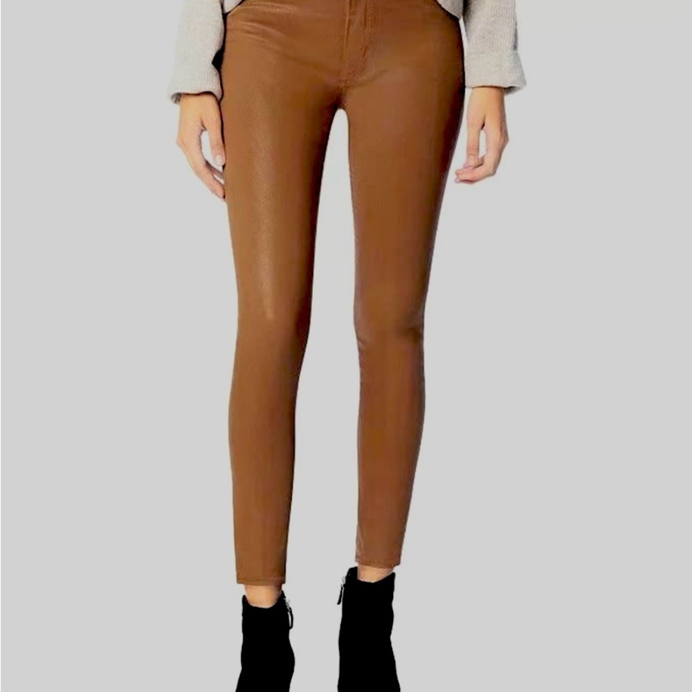 New Joe’s Charlie Brown Coated High Rise Skinny Ankle Jeans Size 27